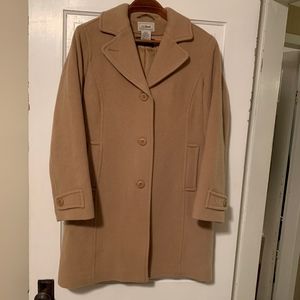L.L.Bean 10P Women's Classic Lambswool Polo Coat